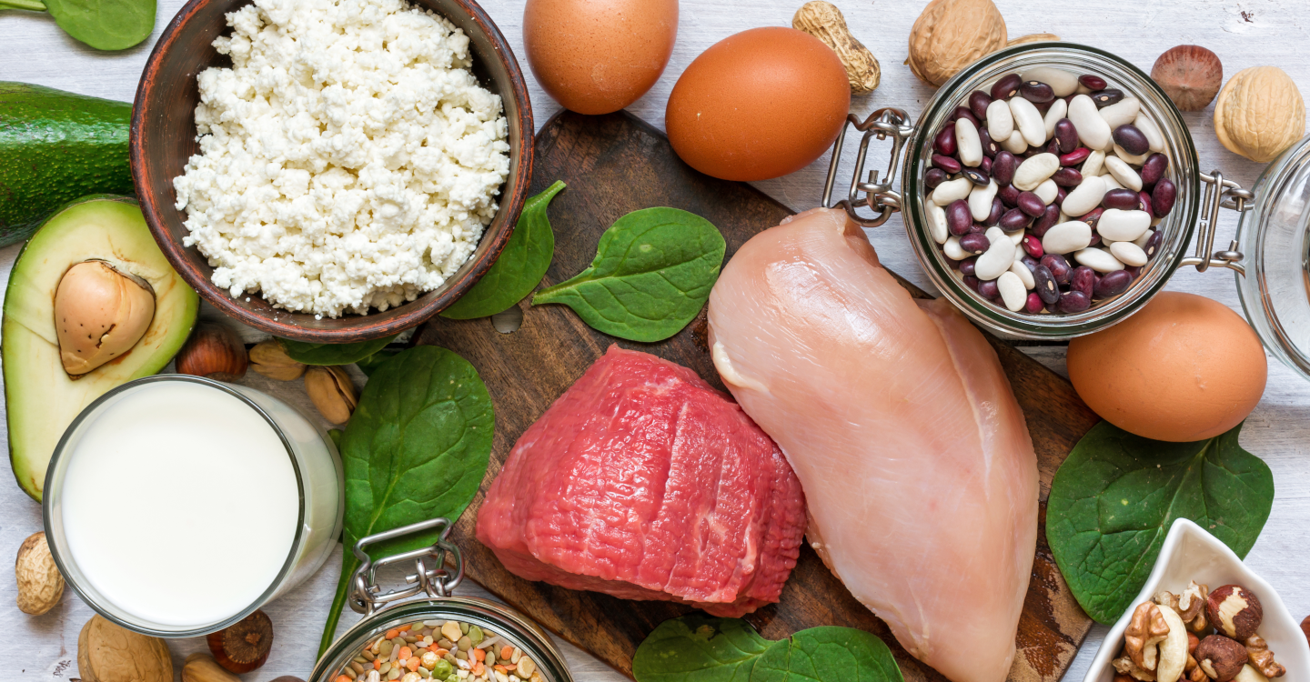 Increase protein intake for muscle building
